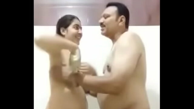 Police uncle fucking a constable in bathroom