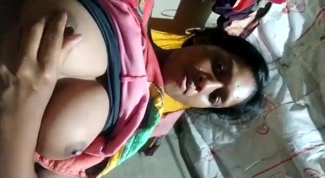 Busty Marathi village woman shows pink pussy