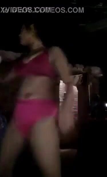 Young girl shows hairy pussy while changing the clothes
